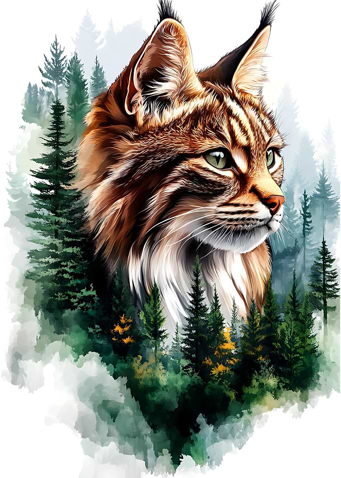 Forest Wildcat Majesty
