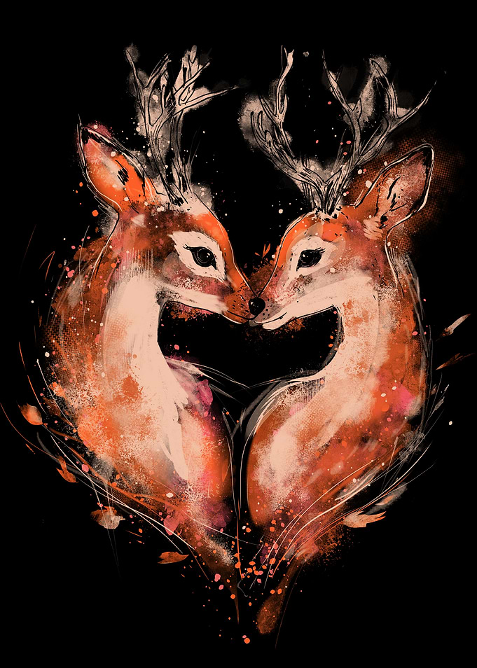 Two Deers in Love