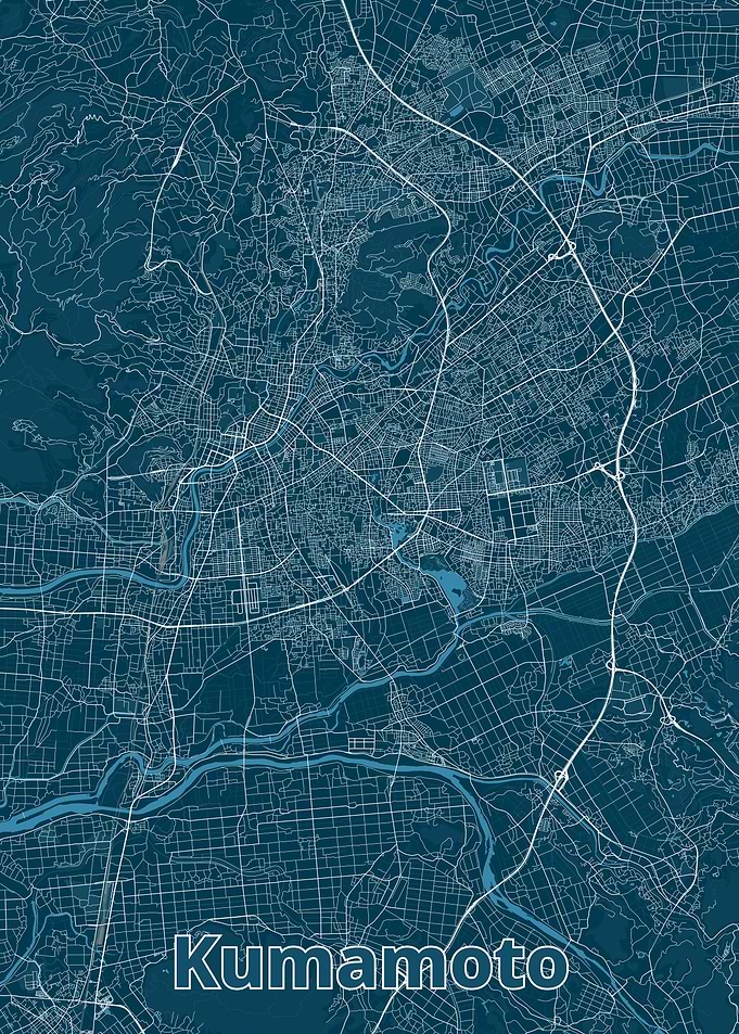 Kumamoto City Map