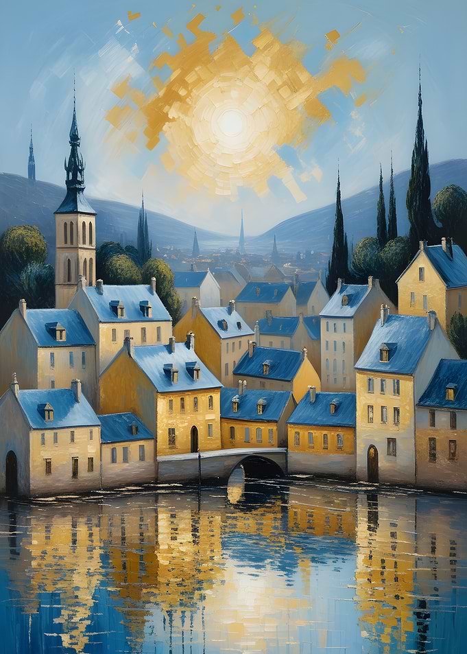 Golden Hour Cityscape