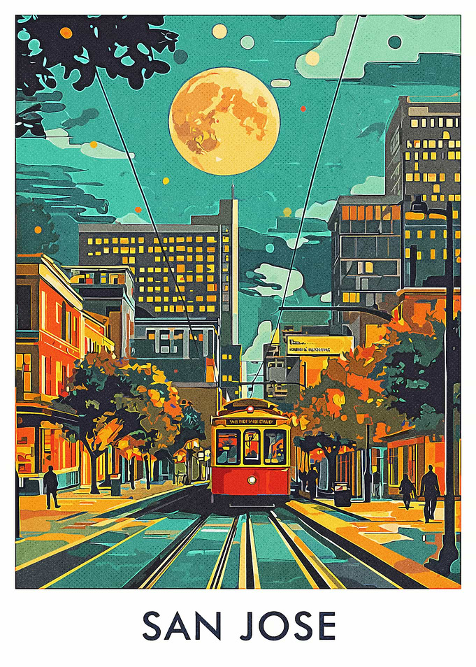 San Jose Night Scene