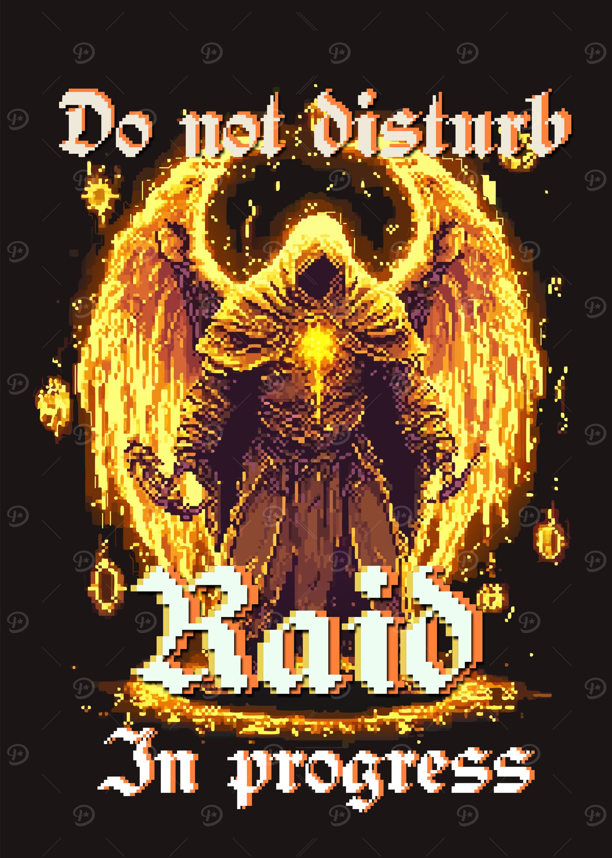 Pixel Art, Inferno, et Raid in Progress