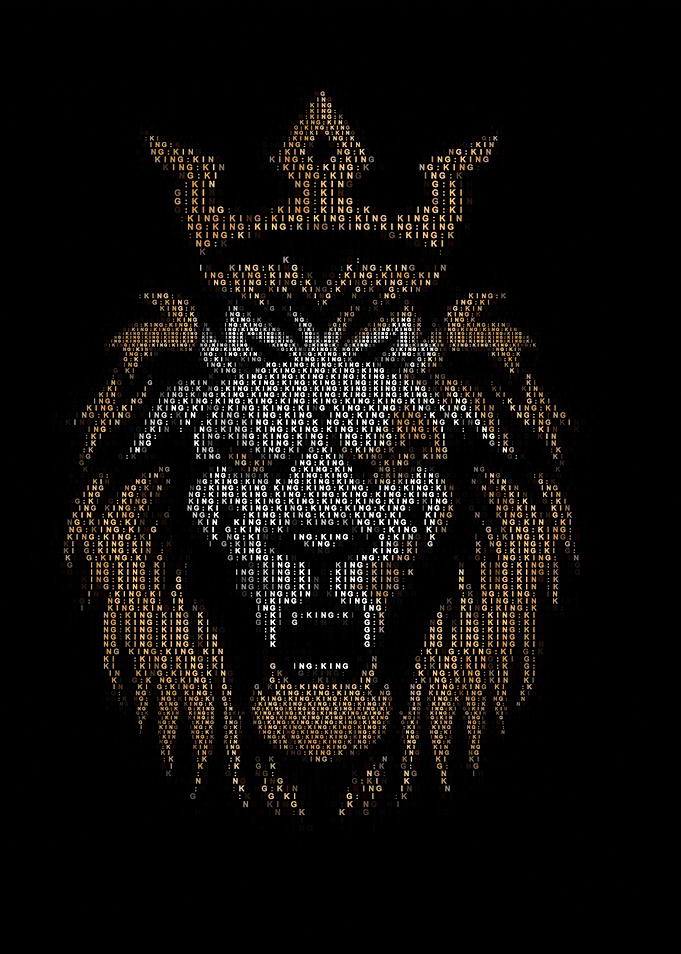 Lion King Text Art