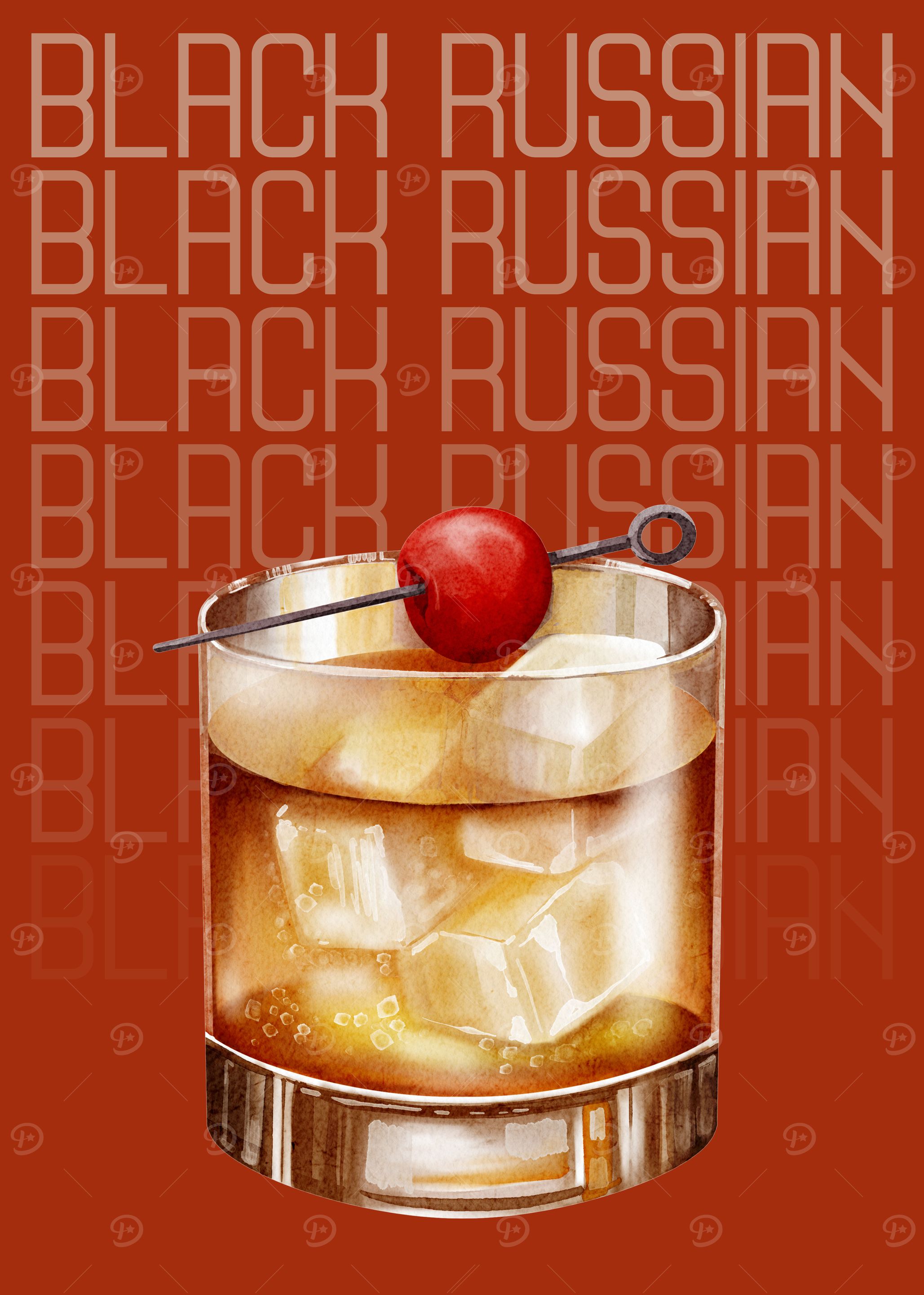 Black Russian Cocktail