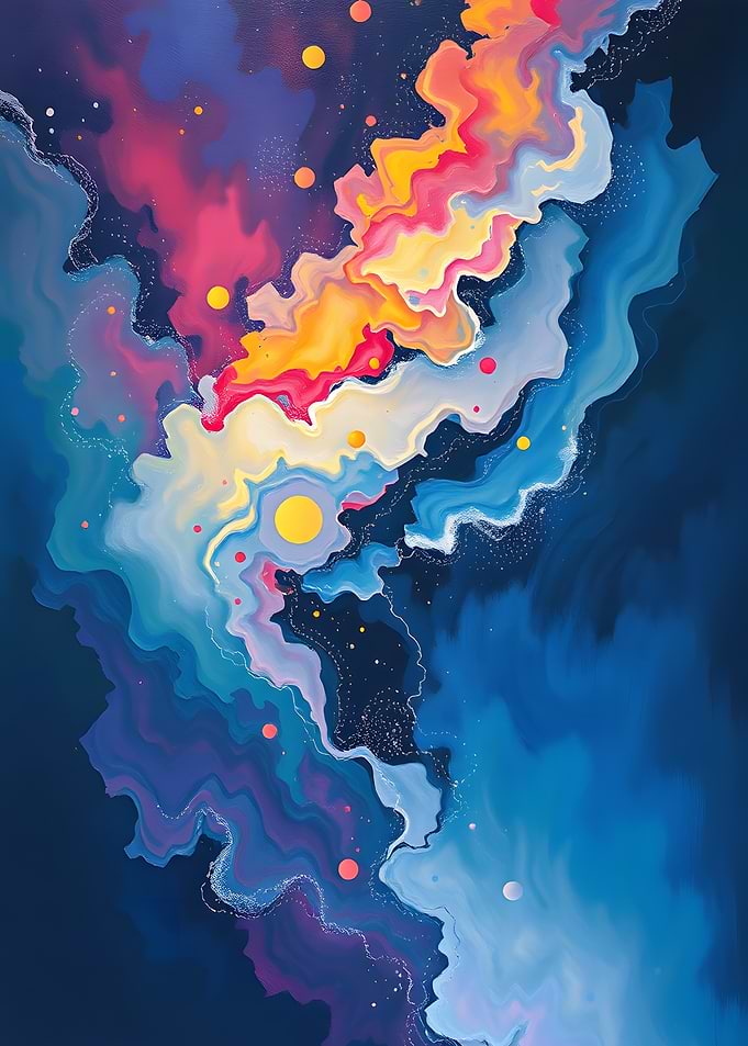 Abstract Nebula Art