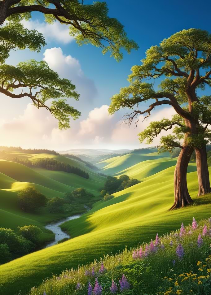 Rolling Hills Landscape