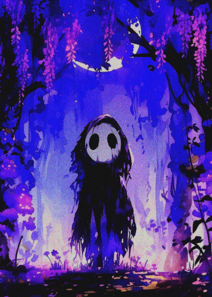 Mysterious Figure in Forest