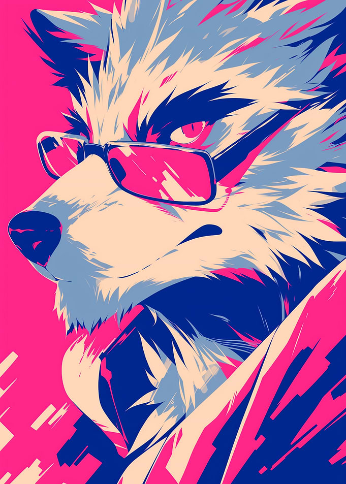 Fox with Sunglasses