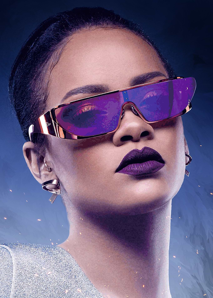 Rihanna Portrait Art