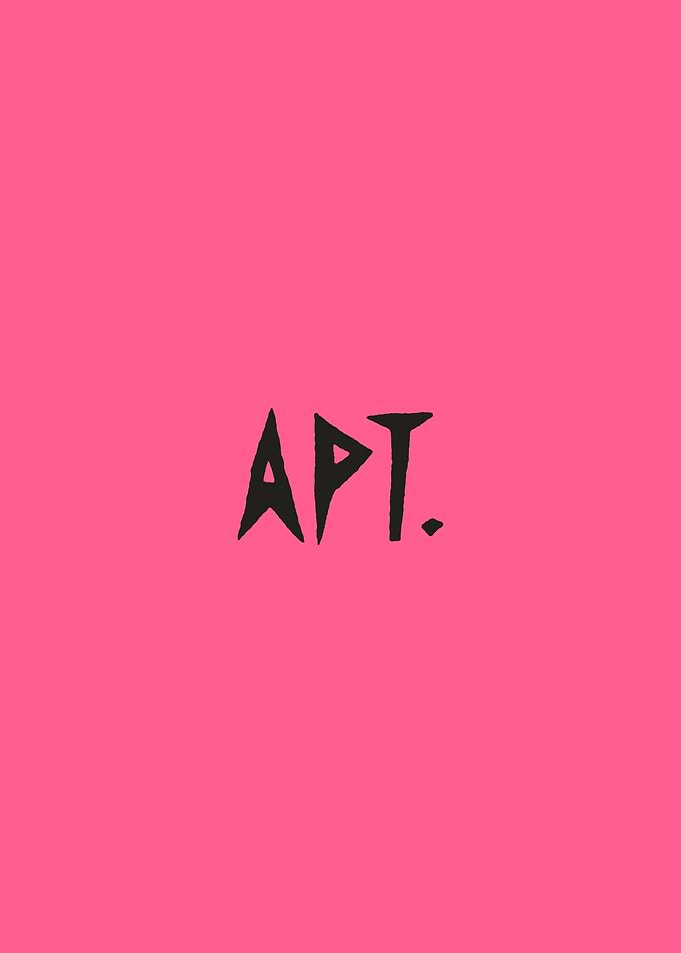 APT. Minimalist music poster