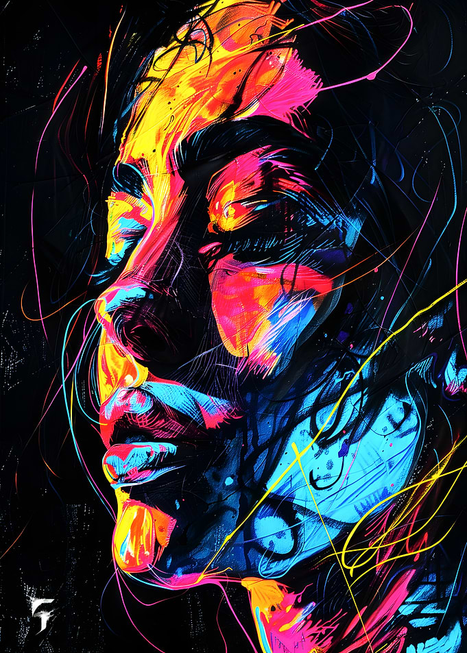 Neon Portrait