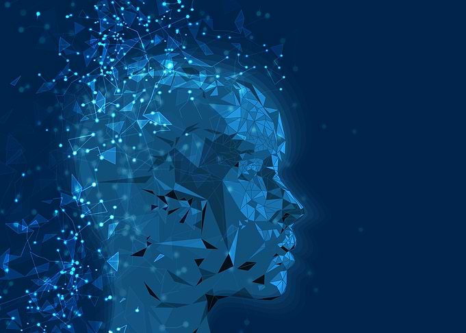 Abstract Digital Face