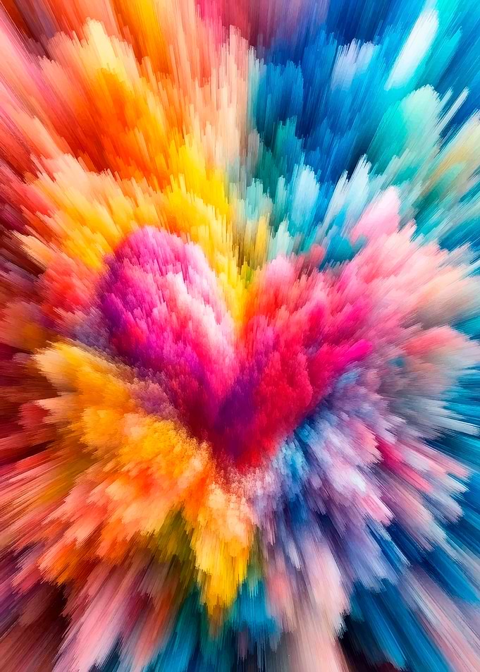 Abstract Color Explosion