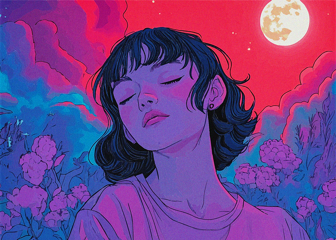 Dreamy Night Portrait