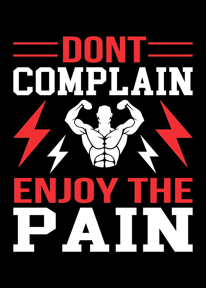 Enjoy The Pain Workout Quote