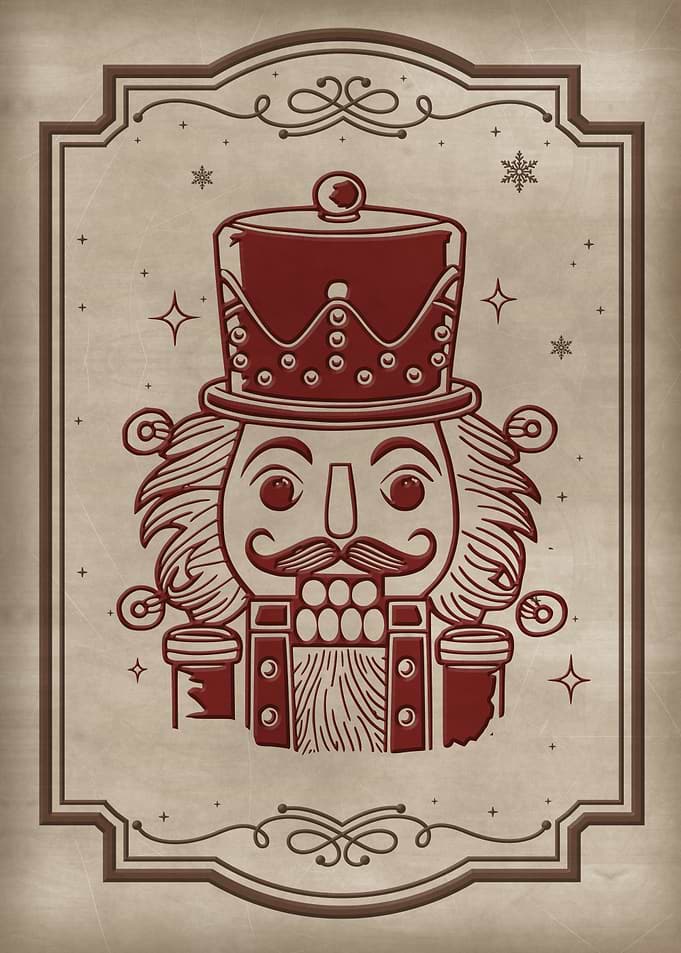 Vintage Nutcracker Illustration