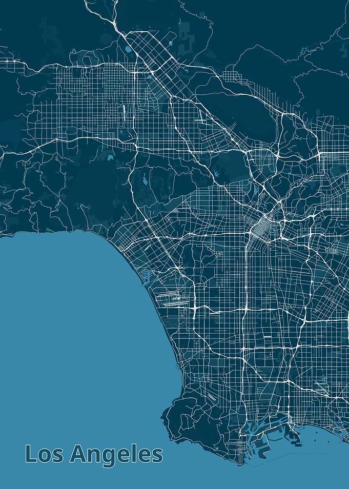 Los Angeles City Map