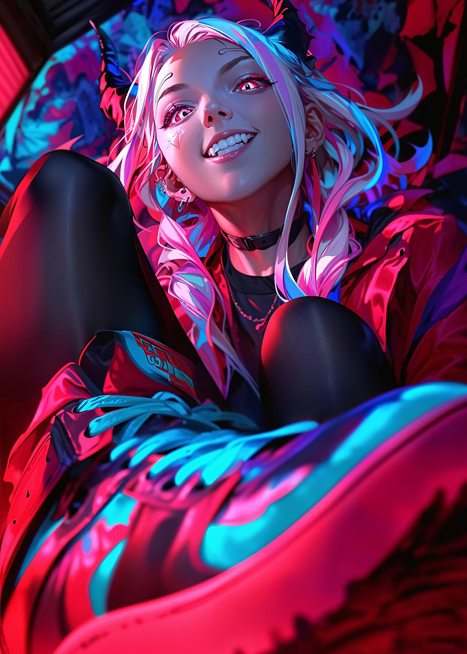 Cyberpunk Anime Girl