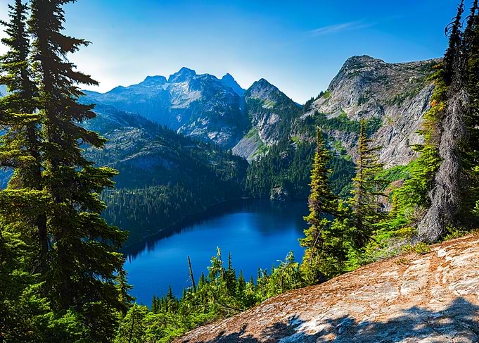 Mountain Lake View