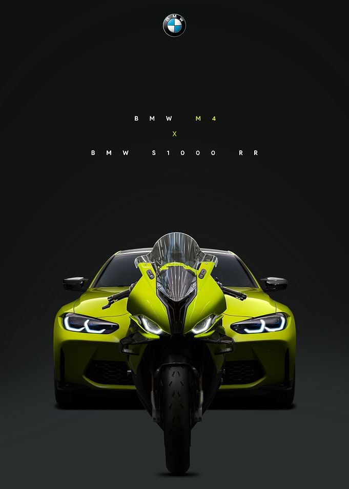 BMW M4 x S1000RR