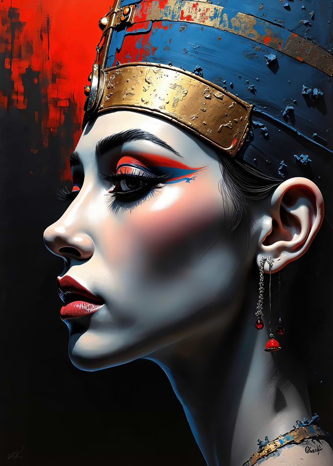 Egyptian Queen Portrait Of Nefertiti