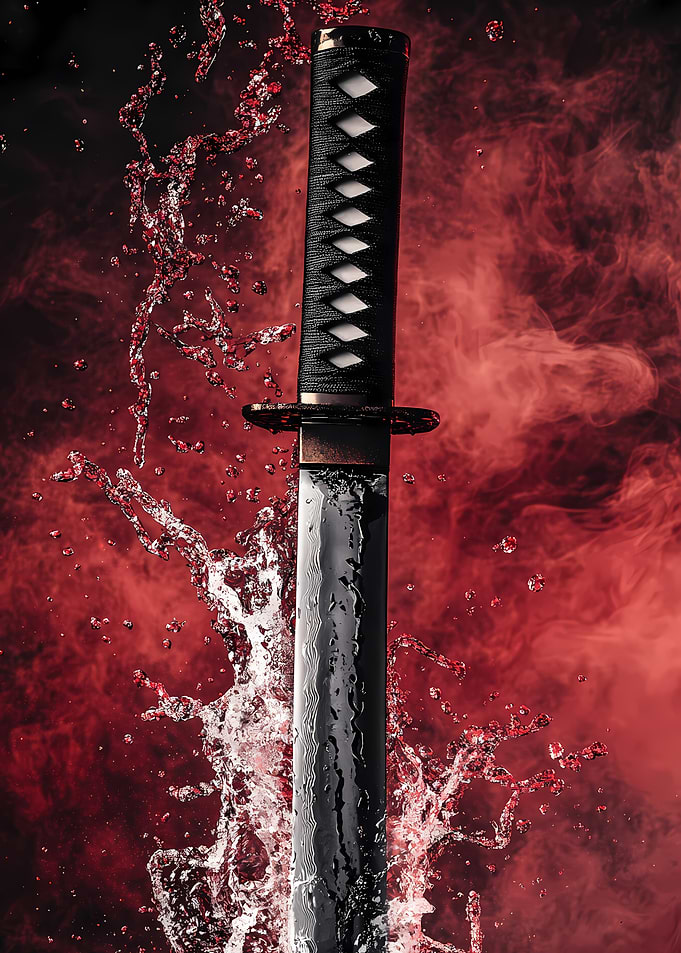 Samurai Sword in Water