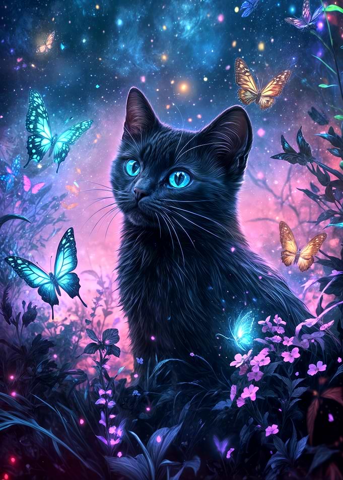 The Blue Eyes Cat