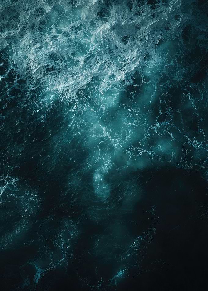 Ocean Waves Aerial View