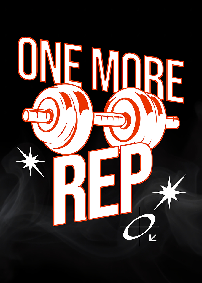 One More Rep Fitness Poster