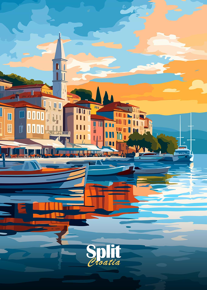 Split, Croatia Sunset