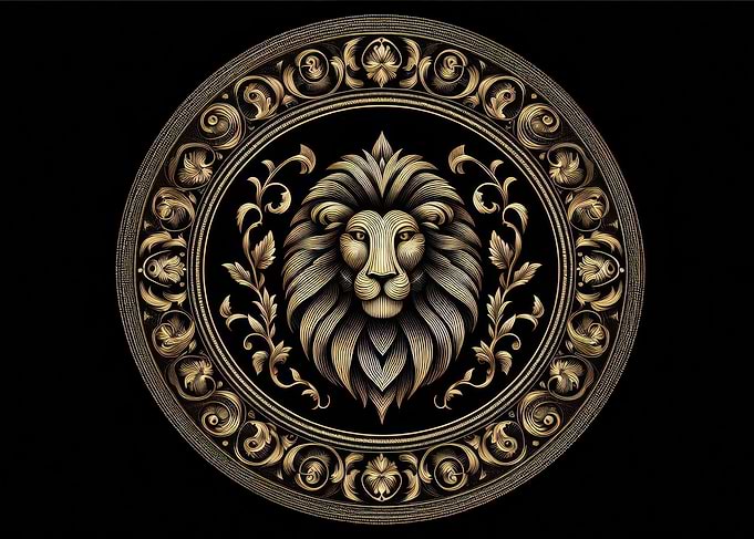 Golden Lion Emblem