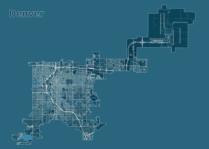 Denver City Map