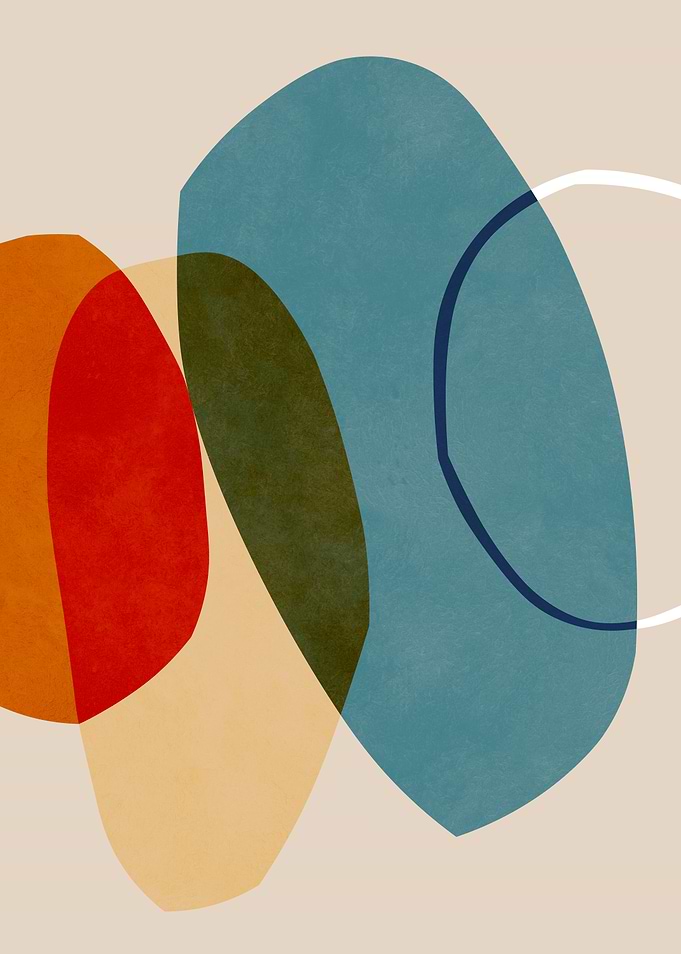 Abstract Shapes Wall Art