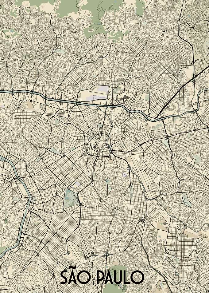 São Paulo City Map