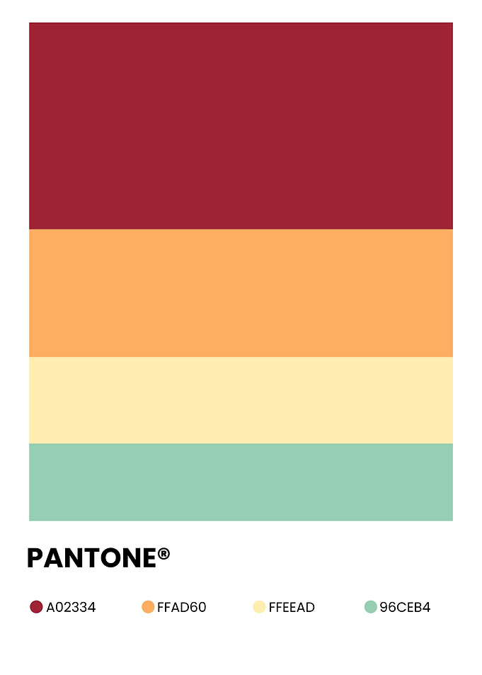 vintage color pantone
