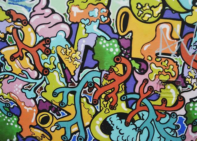 Random Human Organs Graffiti