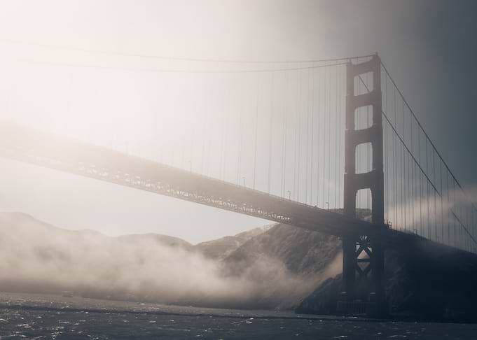 Golden Gate Bridge in Fog