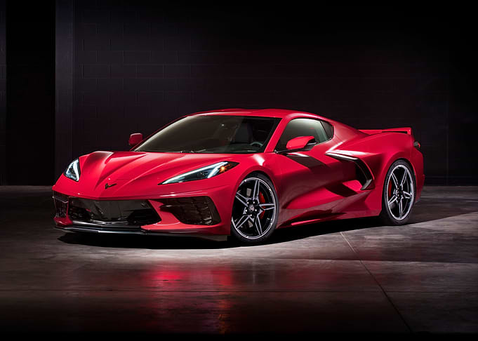 Red Corvette C8