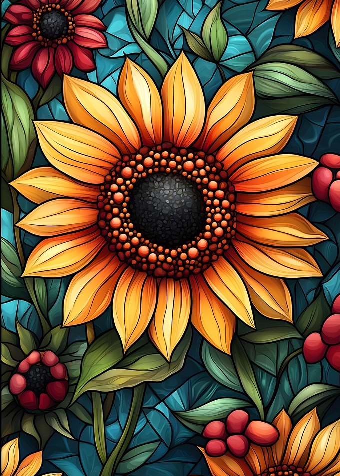 Sunflower and Flowers