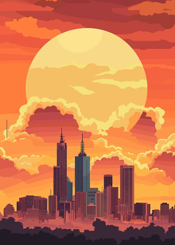Cityscape Sunset