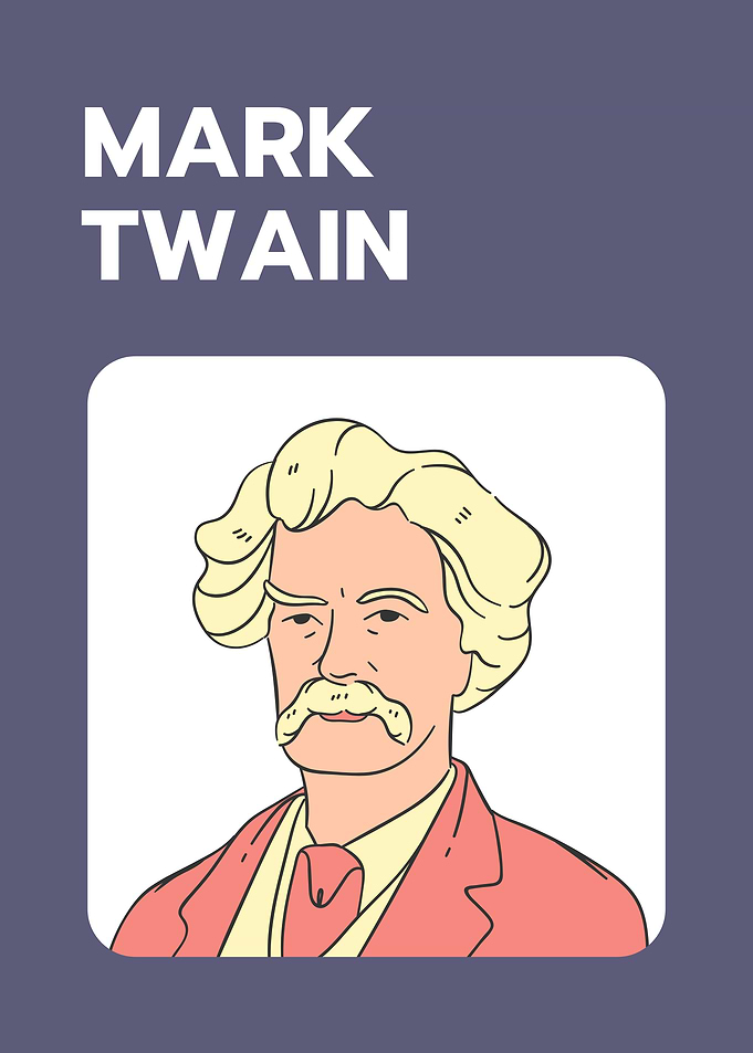 Mark Twain Illustration