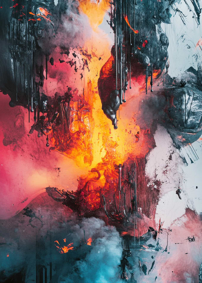 Abstract Lava Flow