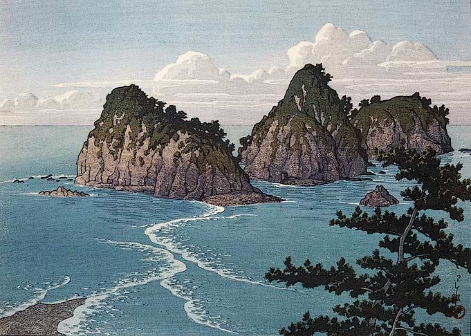 Japanese Coastal Landscape