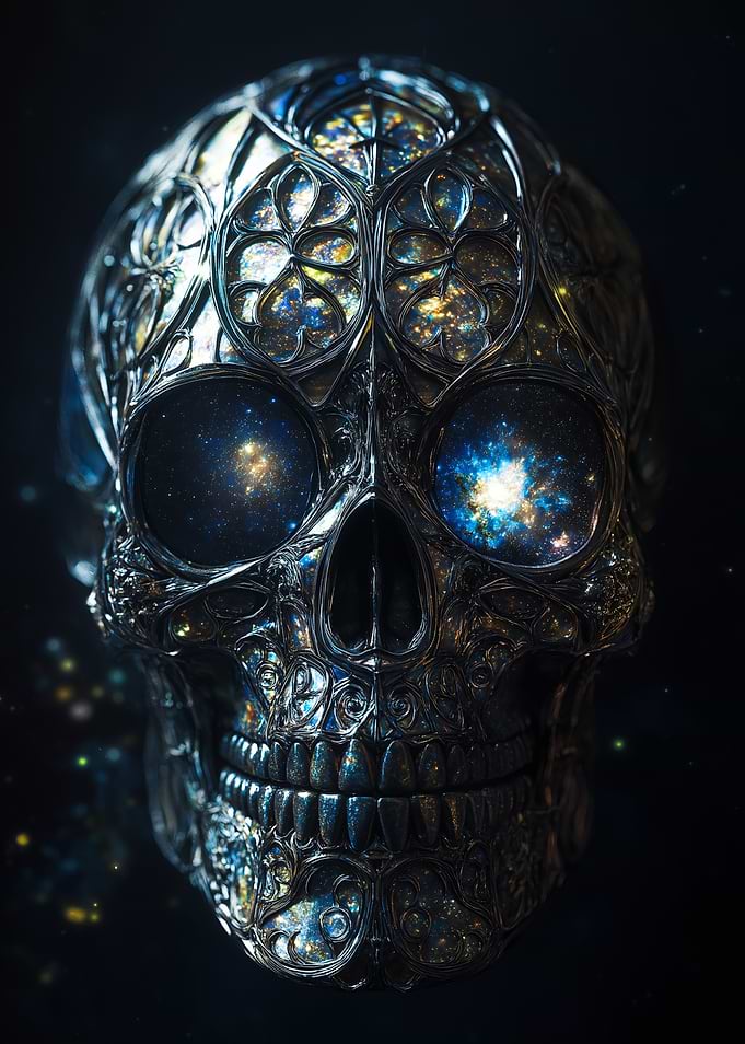 Gothic Cosmic Skull