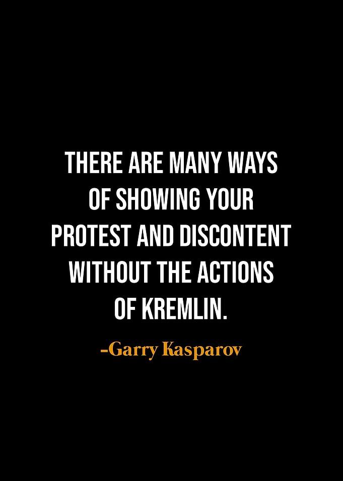Garry Kasparov Quote
