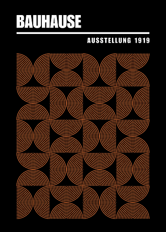 Bauhaus Geometric Austellung 1919