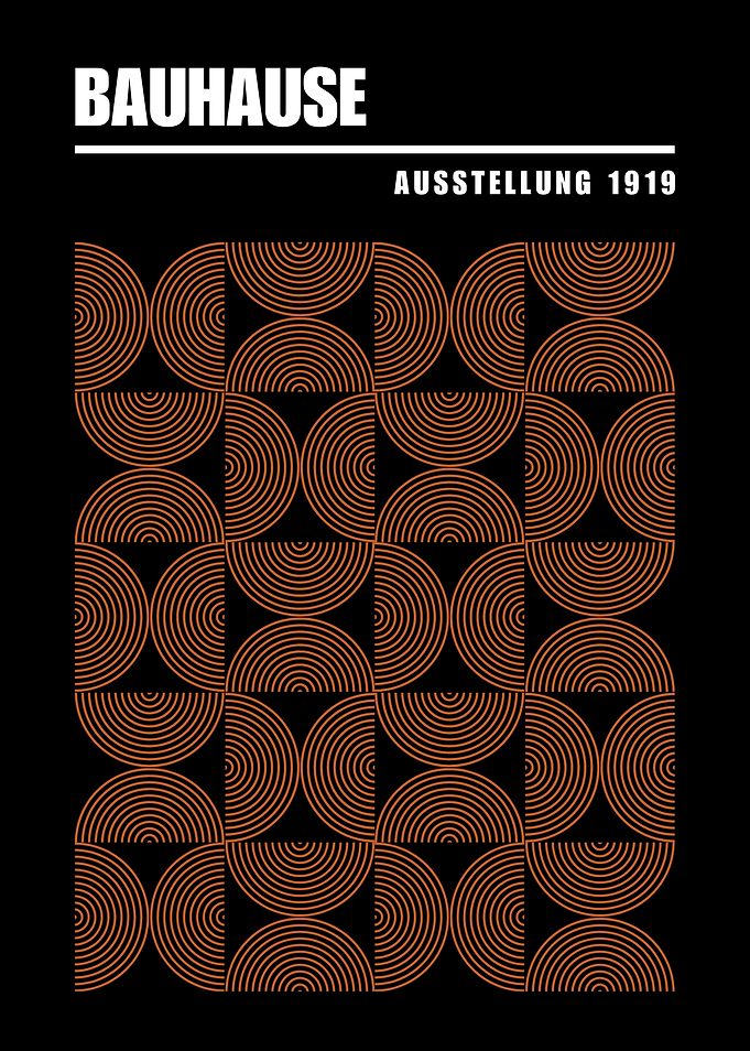 Bauhaus Geometric Austellung 1919