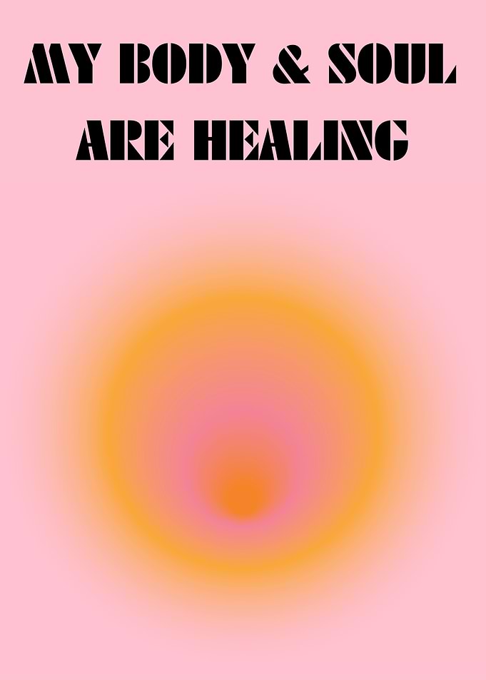 Body & Soul Healing - Empowering Inspirational Poster