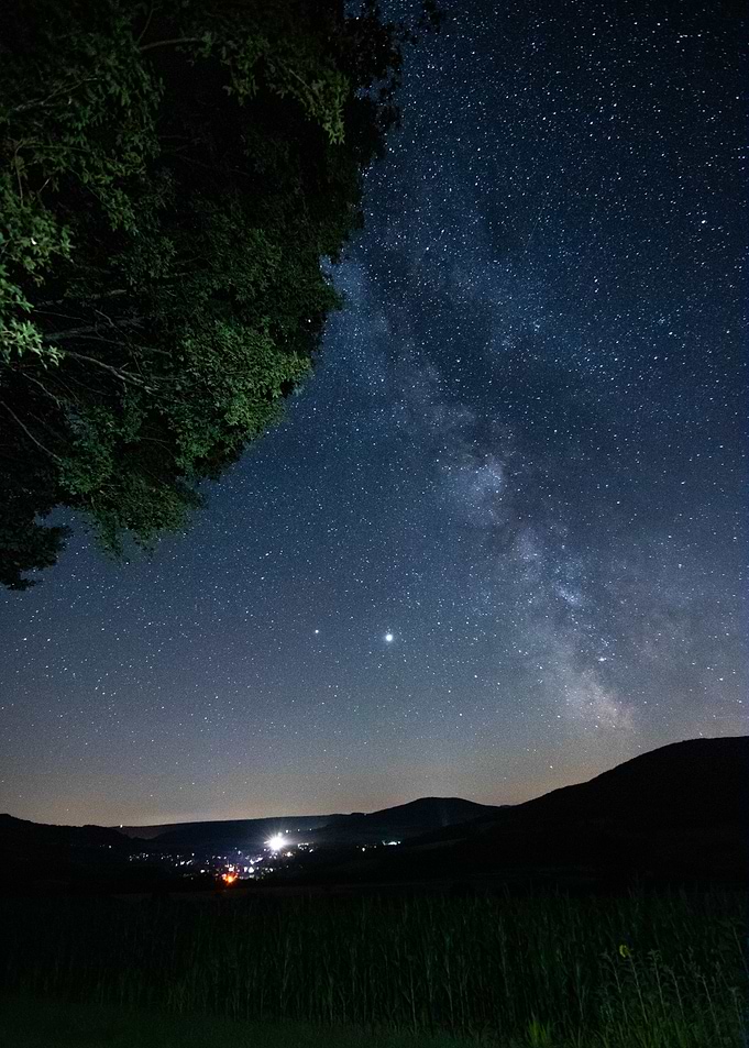 Milky Way Night Sky
