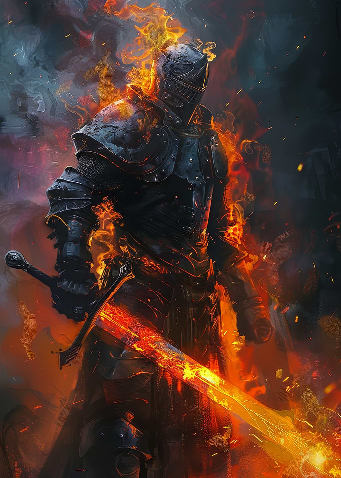 Fiery Knight